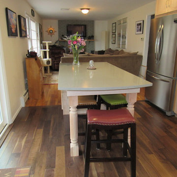 Parsippany, NJ Kitchen Remodel and Expansion with Island