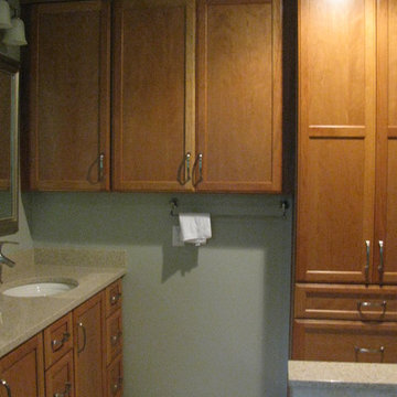 Handicapped Bathroom - before and after