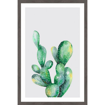 "Prickly Cacti IV" Framed Painting Print, 24"x36"
