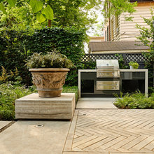 flooring - tile back pation