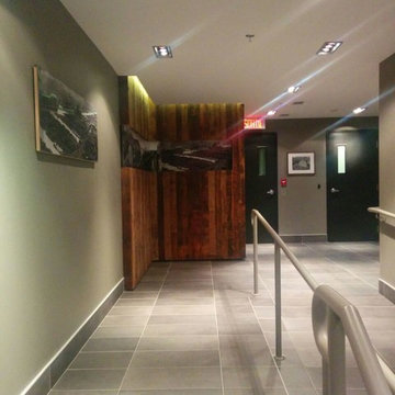 Le William Condo Complex // Griffintown, Montreal // Lobby Designs