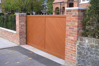 This is an example of a contemporary entrance.