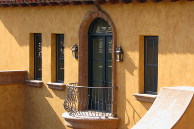 Balcony door at upper bedroom