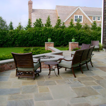 Fireplaces and outdoor kitchen