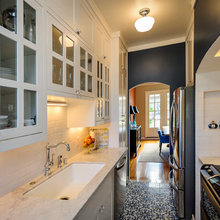 narrow kitchen