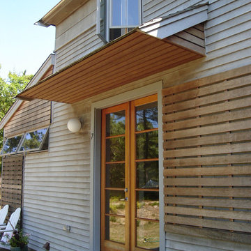 Truro Vacation Home, front door with canopy