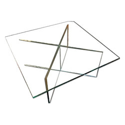 Ralph Lauren Vintage All Glass Coffee Table - Coffee Tables