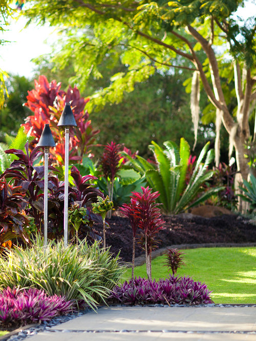 Tropical Hawaii Landscape Ideas, Designs, Remodels & Photos