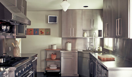 A Hardworking Scullery Covered in Stainless Steel