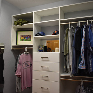 Husband gets to enjoy his side of the closet