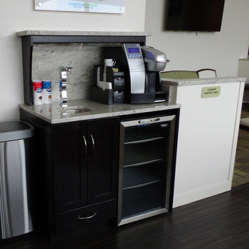Home Bar with Custom Cabinets - Dry Bar or Wet Bar - You Choose!