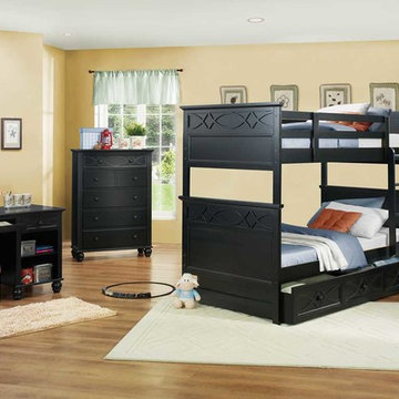 Sanibel 4 PC Bedroom Set | Black