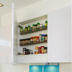 Kitchen built in spice rack - Kitchen Storage And Organization