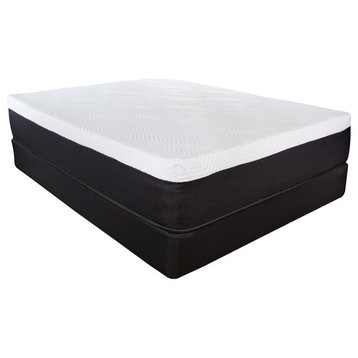 13" Hybrid Lux Memory Foam And Wrapped Coil Mattress Queen