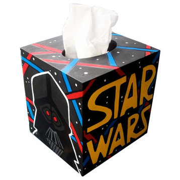 "Star Wars" Hand-Painted Tissue Box