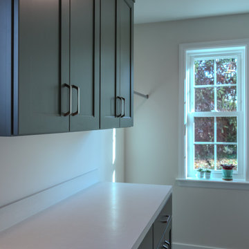 Bathroom & Laundry Addition with Kitchen Cabinetry Refresh