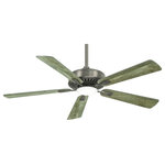 Minka Aire - Minka Aire F556L-BNK Contractor Plus - 52" Ceiling Fan with Light Kit - Contractor Plus 52" Ceiling Fan Burnished Nickel Savannah Gray Blad0.573000896.39530000 HoursRod Length(s): 6 x 0.75Burnished Nickel Finish with Savannah Gray Blade Finish with Frosted Glass0.573000 / 896.3 / 95 / 30000 Hours / Rod Length(s): 6 x 0.75. *Number of Bulbs: 1 *Wattage: 16W * BulbType: LED *Bulb Included: Yes *UL Approved: Yes