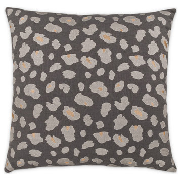 Explorer Simba 22" Square Throw Pillow - Charcoal Gray
