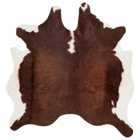 Safavieh Cow Hide COH211A 4'6"x6'6" Brown Rug