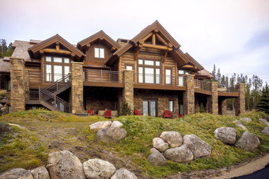 Example of a mountain style exterior home design in Other