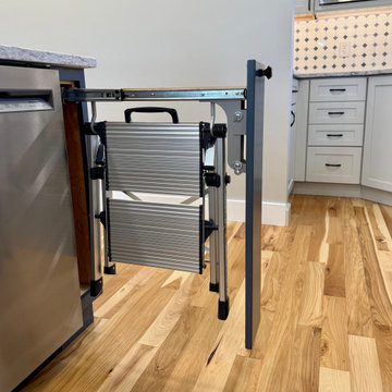 Jarrettsville Kitchen with Hidden Pantry & Blue Island