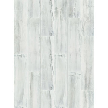 Shaw CS74Z Current - 12" x 48" Rectangle Floor and Wall Tile - - White Water