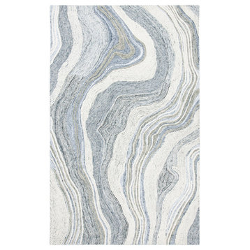 Safavieh Couture Fifth Avenue Collection FTV121 Rug, Gray/Ivory, 8'x10'