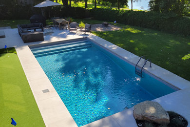 Example of a minimalist pool design