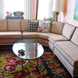 Two Toned Sectional - Sectional Sofas