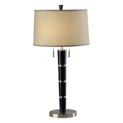 Konico Slim Table Lamp in Dark Brown - Table Lamps