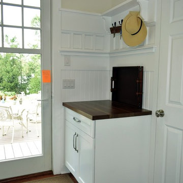 Luxury Basement Remodel, Mudroom, Built-ins