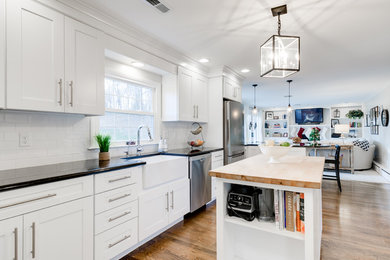 Inspiration for a transitional kitchen remodel in Philadelphia