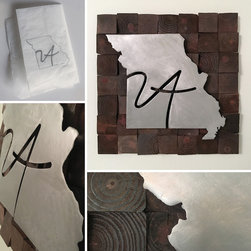 Custom State Logo Sign - Wall Decor