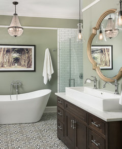 Anyone Have A Single Trough Sink W 2 Faucets In Master Bathroom Kitchen Vitality Design Llc