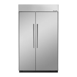 Thermador 48" Built In Side By Side Refrigerator, Stainless Steel | T48BR810NS - Refrigerators