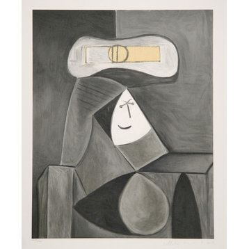 Pablo Picasso, Femme Au Chapeau Gris, 36-5, Lithograph