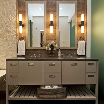 Visual Comfort Thomas O'Brien Graydon 2 Light Bathroom Lighting in Bronze with W