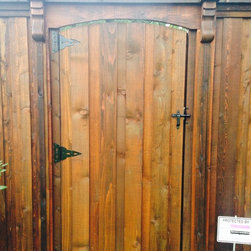 8' tall Cedar gates - Home Fencing And Gates
