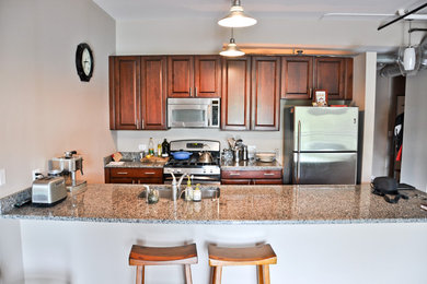 Kitchen - contemporary kitchen idea in Chicago