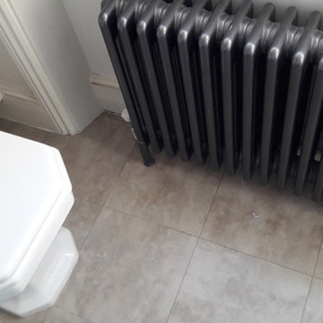 Installing Amtico Stone Design to Bathroom