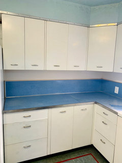 St Charles Metal Cabinets Mid Centry Modern Kitchen