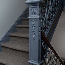 Stairs with carpeting