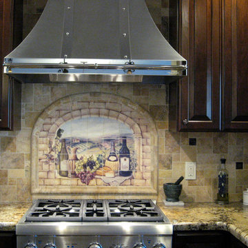 Tuscan Wine Tile Mural - 15-830