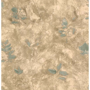 Modern Non-Woven Wallpaper For Accent Wall - Floral Wallpaper FT23502, Roll