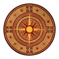 Oshkosh Designs Del Sol Inlay Medallion - Hardwood Flooring