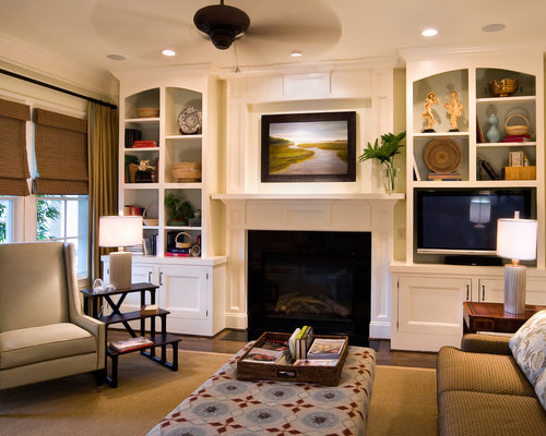 Furniture On Either Side Fireplace Home Design Ideas, Pictures, Remodel ...