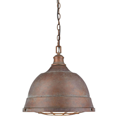 Bartlett 1-Light Pendant, Copper Patina