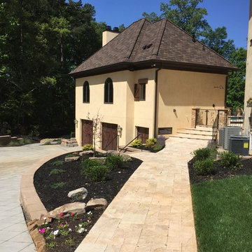 Cepeda Home Addition with Garage and Basketball Court