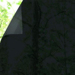 Gila - Gila 3 ft. x 6.5 ft. Black Privacy Window Film PB78 - Cellular Shades
