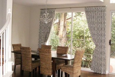Dining room - contemporary dining room idea in San Diego